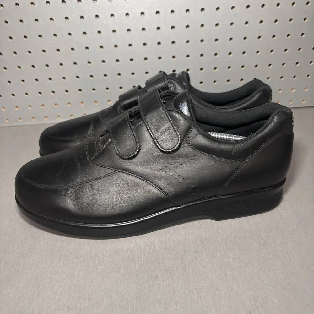 SAS VTO Walking Shoes Mens Size 15 Triple Black Hook Loop Tripad Comfort